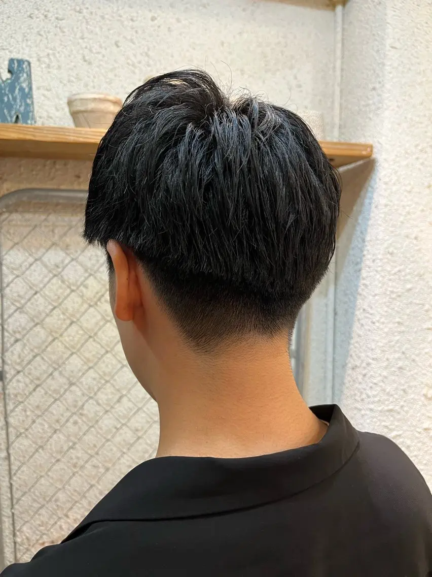 メンズ 🍀透明感カラー×垢 抜けボブ リクト💥のヘアスタイル