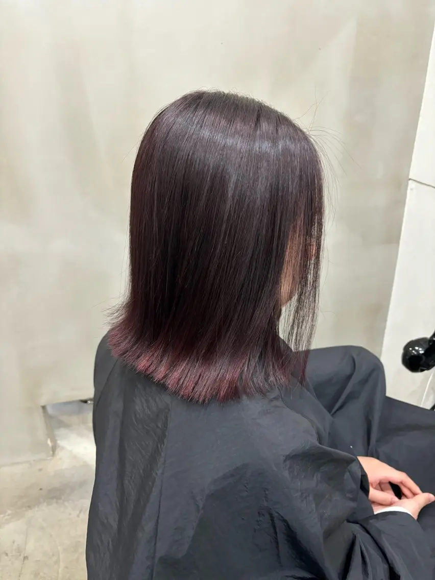ショート カラー レッドカラー ヘアカラー 中園康 /カラー/ブリーチのヘアスタイル