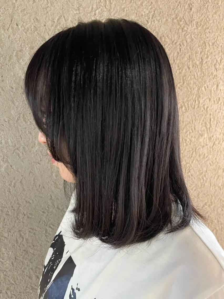 セミロング Heart box 仲嶺　瑠輝のヘアスタイル
