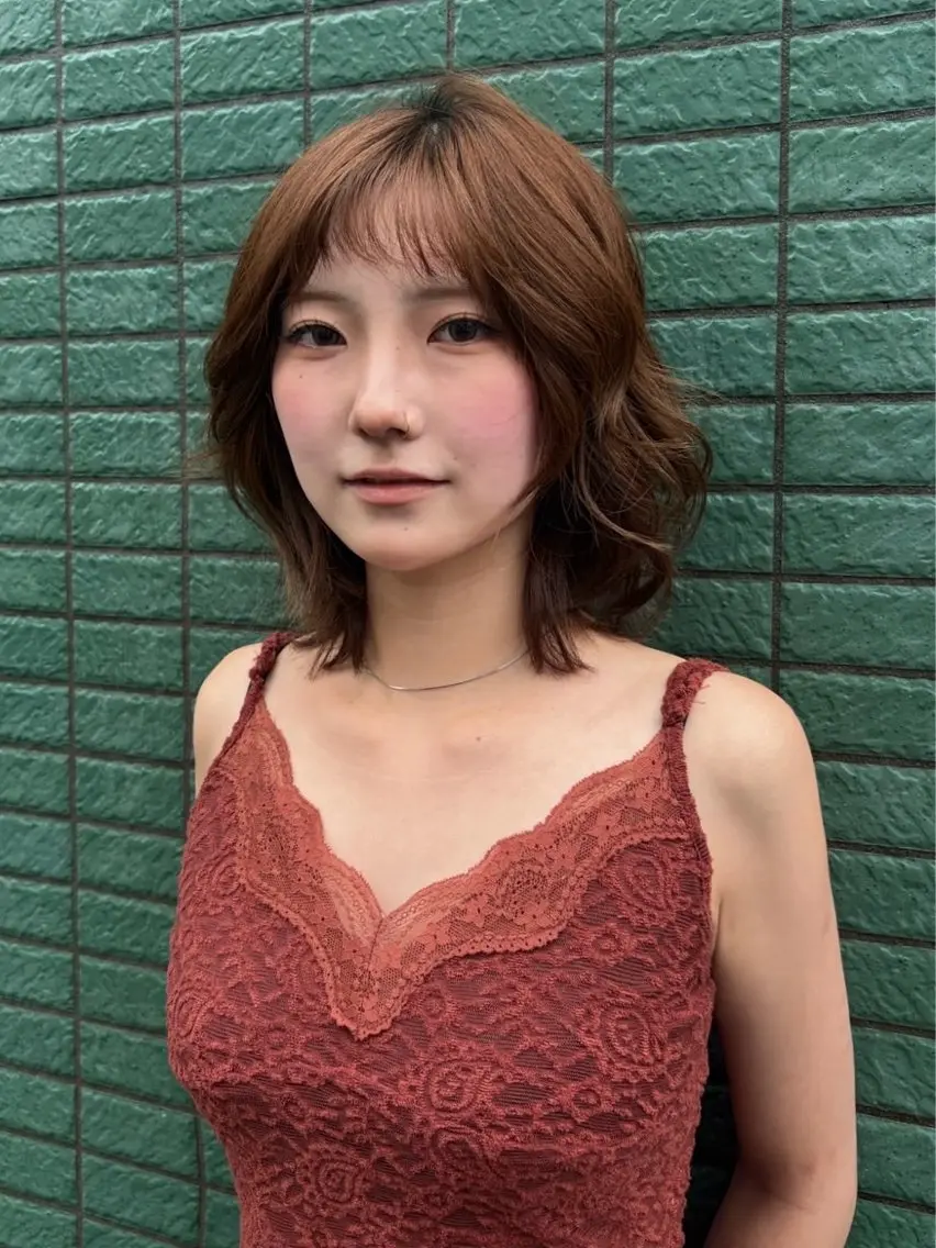 ショート 恵比寿 Yuki 地毛風カラー🌱のヘアスタイル