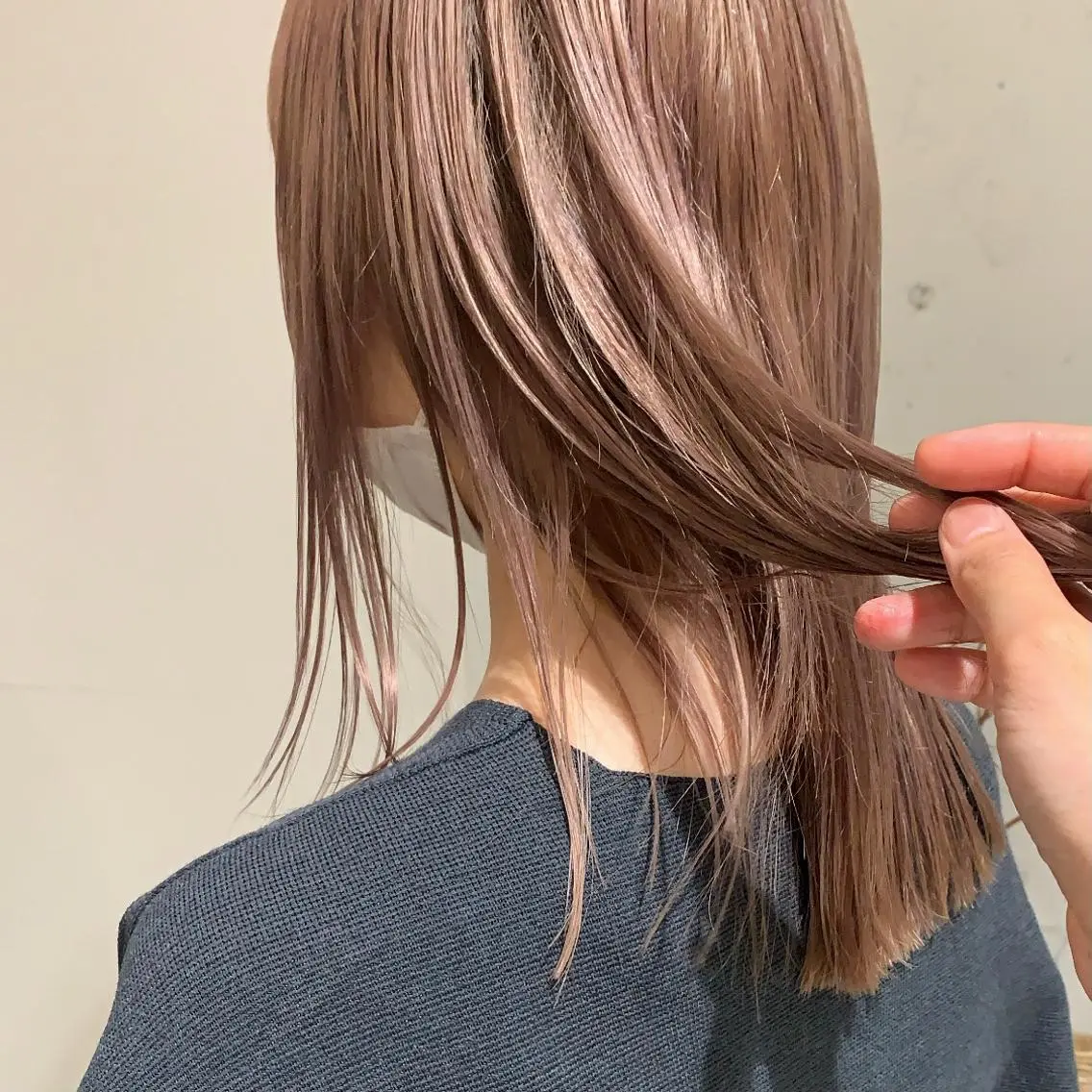 《新規》ハイトーンで柔らかカラー☆ブリーチ必須!透明感のあるベージュなら、お任せください(^^)の写真