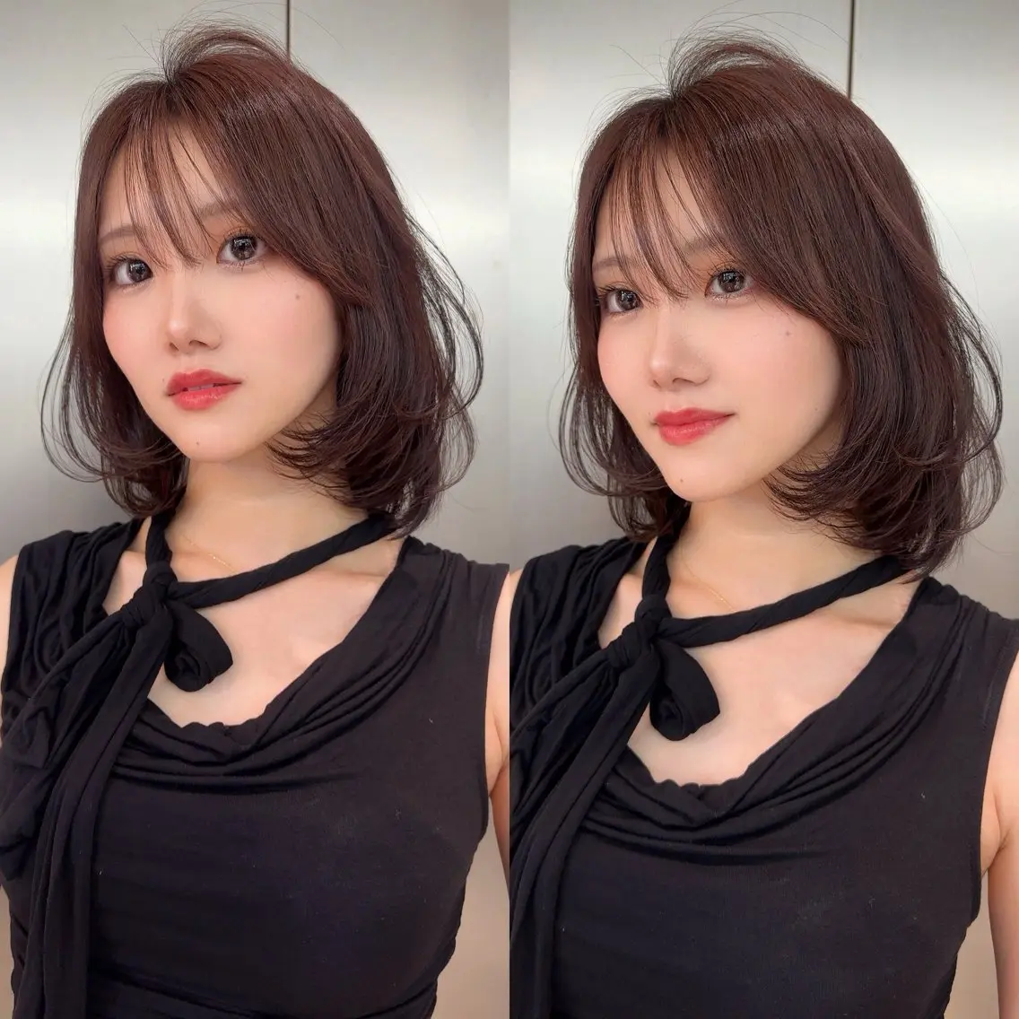 ミディアム カラー ベージュカラー ブリーチ 透明感カラー ブリーチなしカラー 髪質改善 カット ヘアカラー トリートメント ヘッドスパ ✨髪質改善特化✨副 店長椎葉信乃介のヘアスタイル
