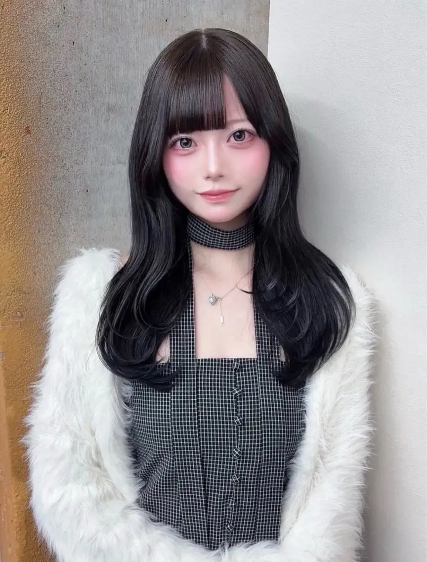 ロング ヘアカラー トリートメント AYUMI/ 透明感カラー/松本のヘアスタイル