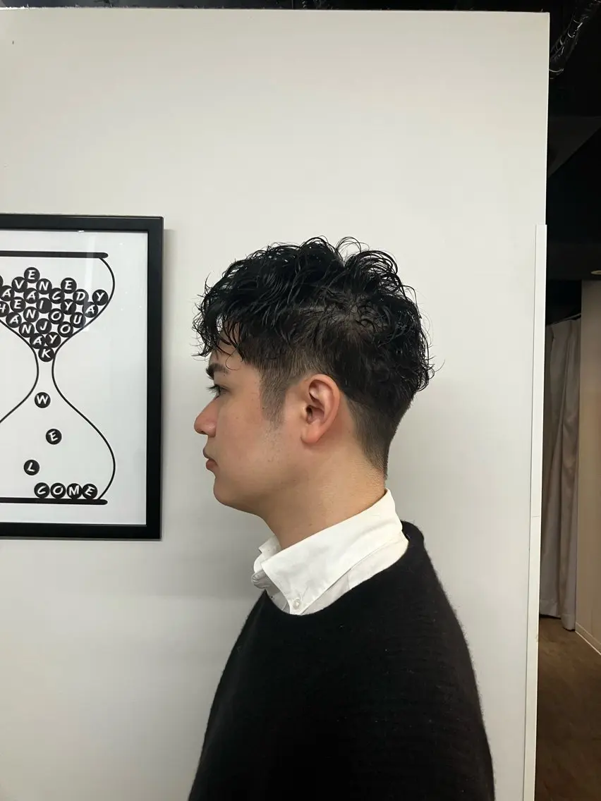 パーマ メンズ メンズパーマ プードルパーマ プードルパーマ 堀川 なつみのヘアスタイル