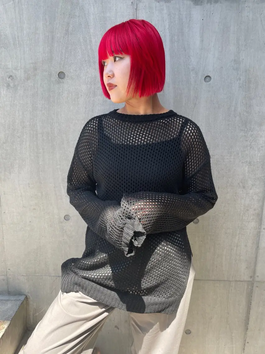 カラー かがやしづ ⭐️カラーモデルのヘアスタイル