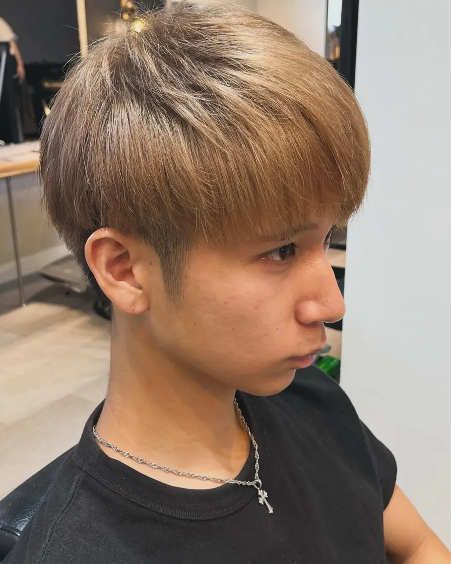 メンズ メンズブリーチ ヘアカラー 直毛改善特化美容師/ 大森雄貴のヘアスタイル
