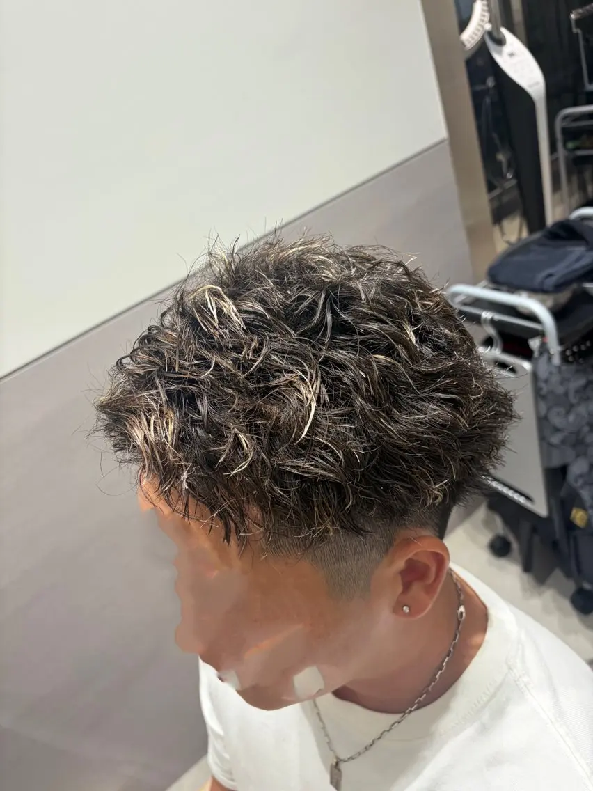 パーマ メンズ メンズパーマ 関井 美月のヘアスタイル