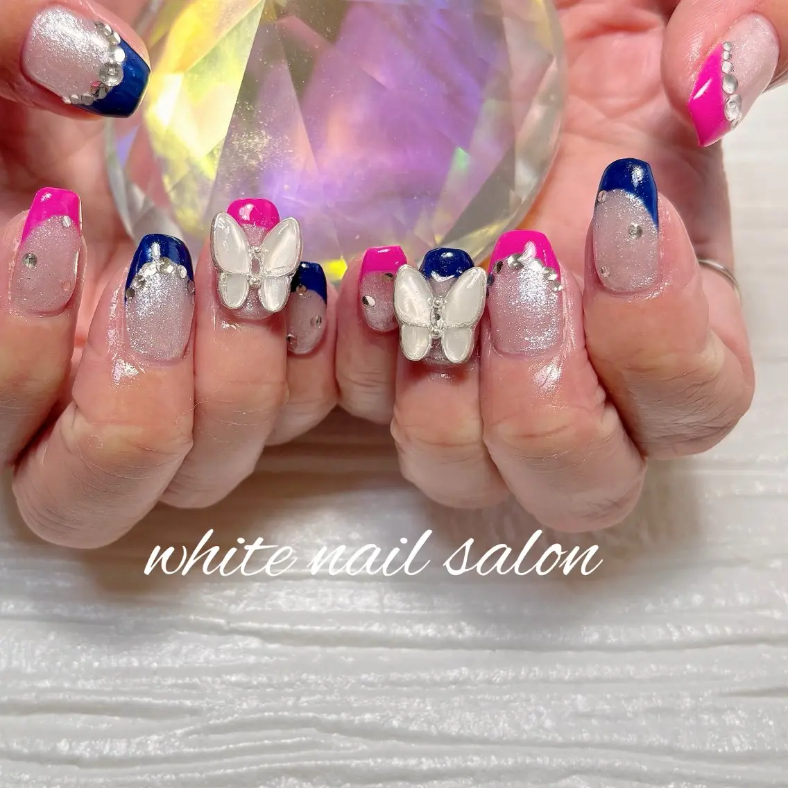 ネイル フットネイル ラメ(グリッター) ハンドネイル white nail salonのネイルデザイン