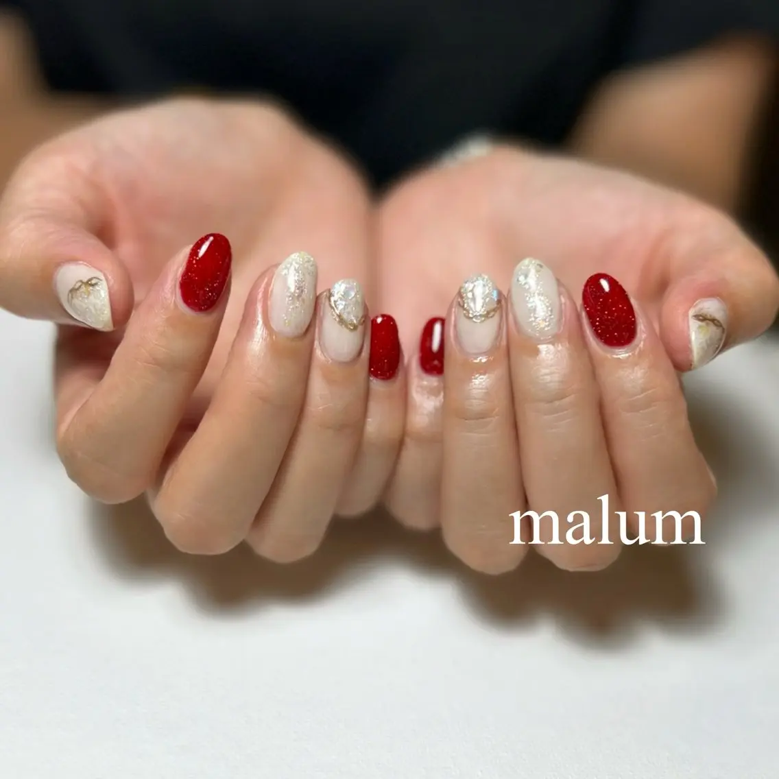 ネイル ハンドネイル malum nailのネイルデザイン