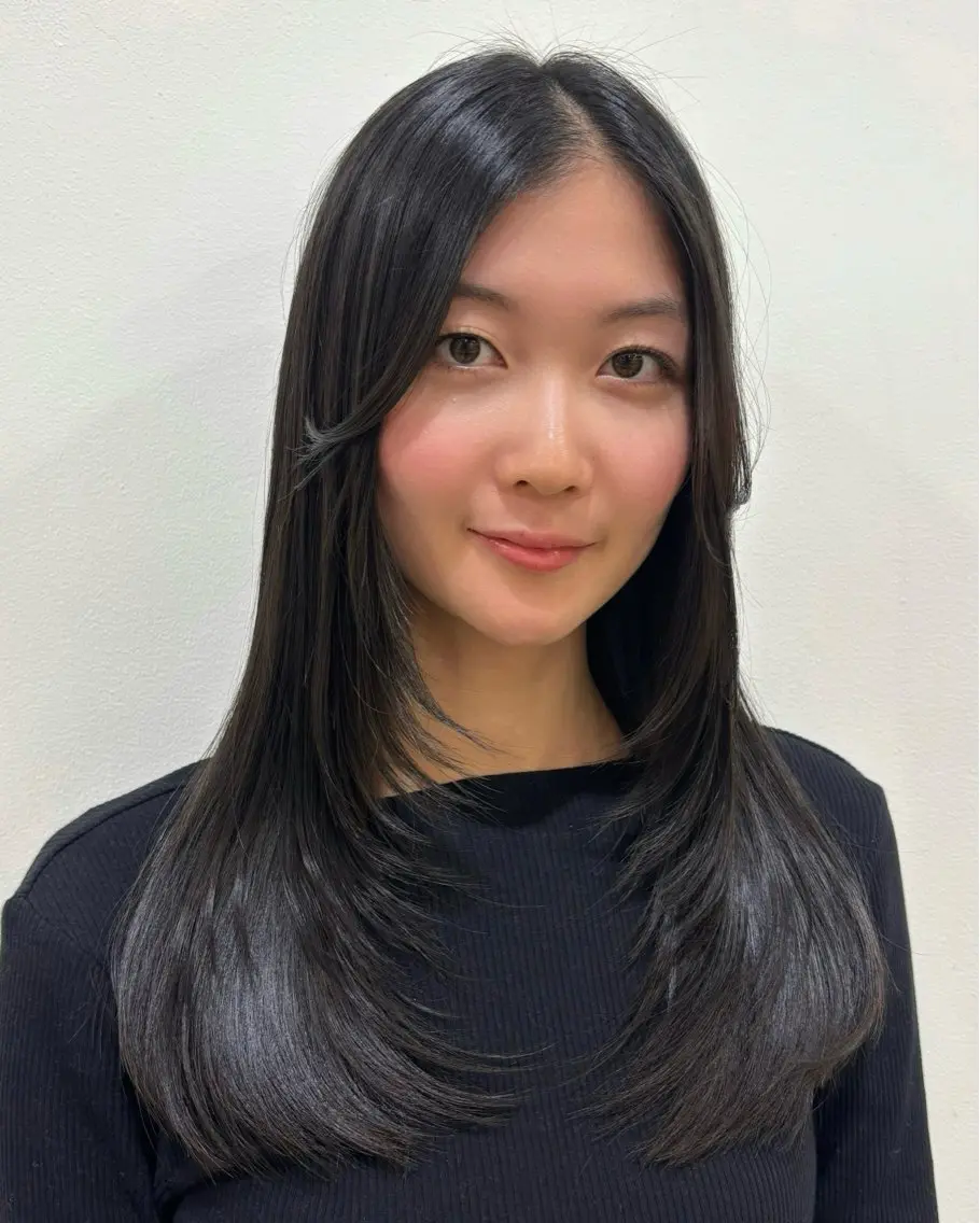 レイヤーカット🍓(ロング​〜​ミディアム)の写真