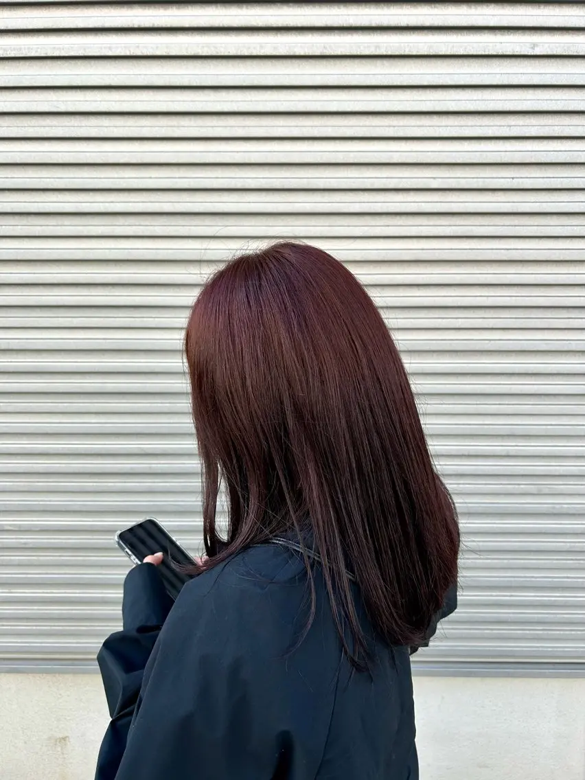 ロング カラー ラベンダーカラー 🩷愛咲🩷レイヤー /透明感カラーのヘアスタイル