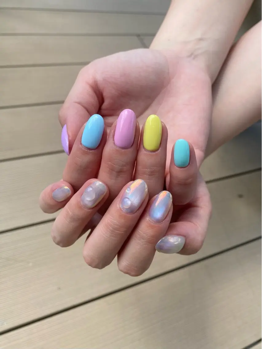 ネイル パステルネイル 25nail Erikaのネイルデザイン