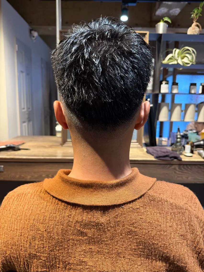 ショート メンズ フェードカット スキンフェード メンズ/佐藤 恒輝のヘアスタイル