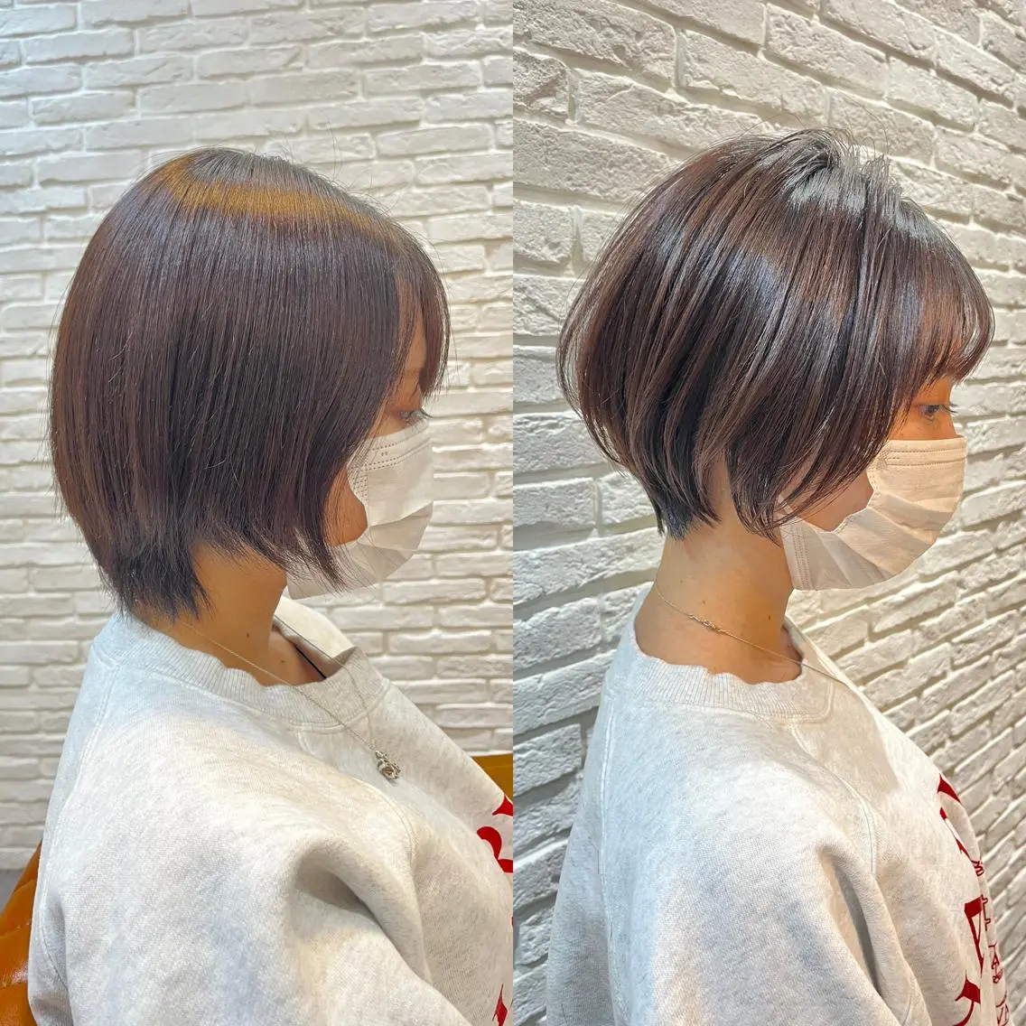 ショート ショートボブ 丸みショート ボブ くびれヘア ショートヘア 襟足でお悩みの方✂︎ くびれ職人ハシモトのヘアスタイル