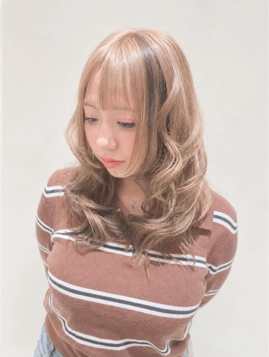 セミロング カラー 銀座/レイヤー/ 髪質改善/大塚セイラのヘアスタイル