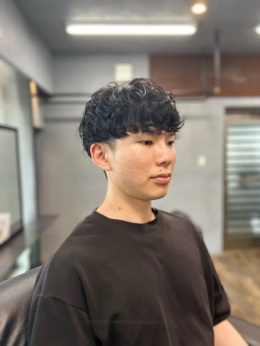 メンズ 長岡 はくとのヘアスタイル