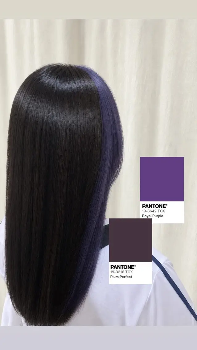 ロング カラー ミストバング フェイスフレーミング 顔周りカット ヘアカラー 中竹 結莉の眉毛・アイブロウイメージ