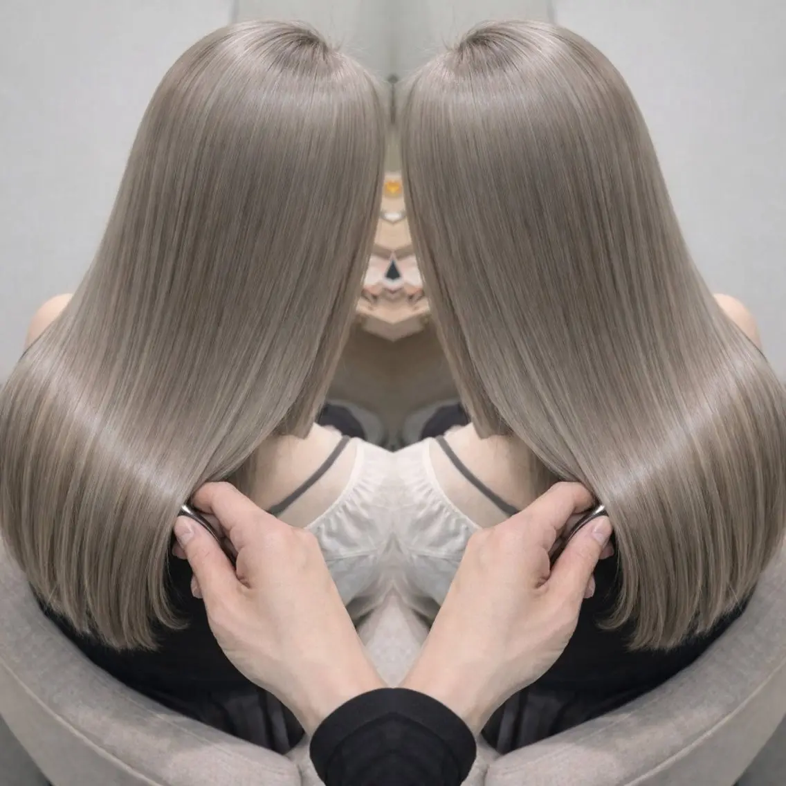 ロング 髪質改善 縮毛矯正✨艶髪 シノハラ✨髪質改善のヘアスタイル
