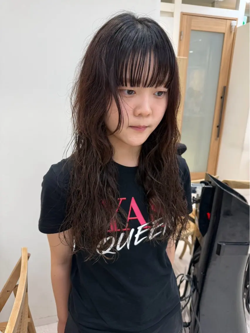 ロング パーマ 🪄mizuki /パーマモデル募集のヘアスタイル