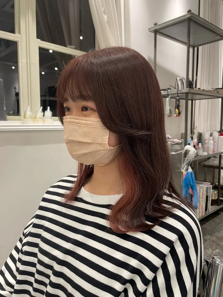 カラー インナーカラー 成美/ カットモデルさん募集のヘアスタイル