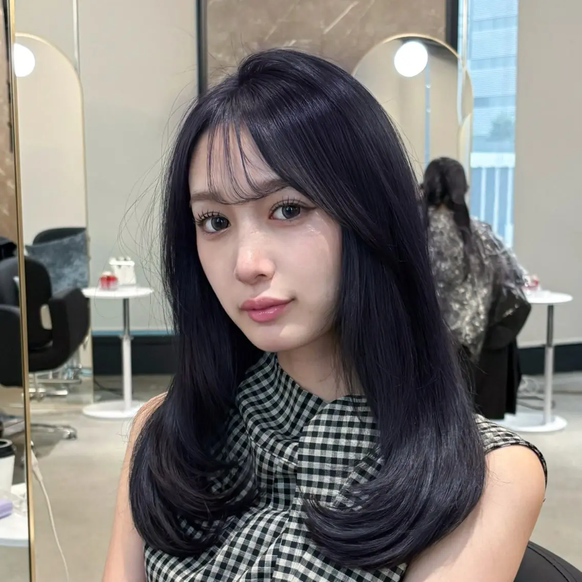 ロング 韓国風ヘア レイヤーカット トリートメント 韓国レイヤー×艶 カラー/coco🩰のヘアスタイル