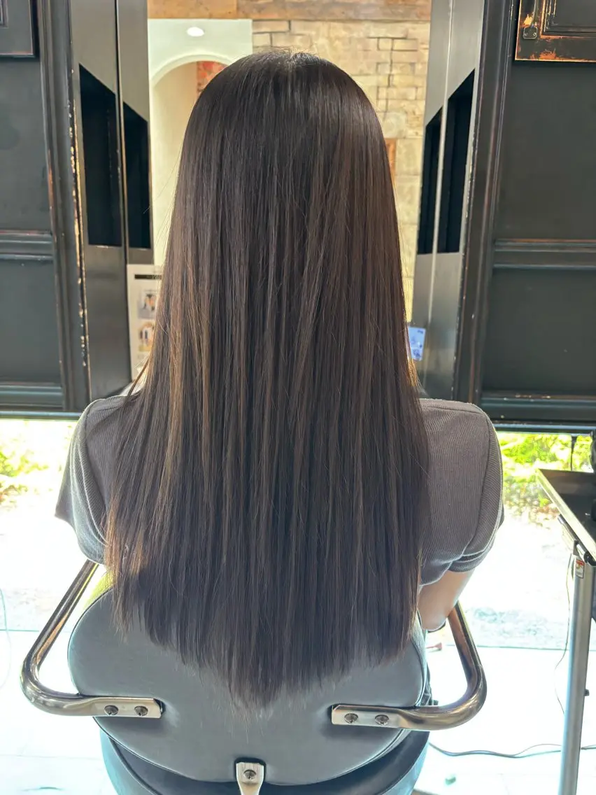ロング カット 縮毛矯正 シルエット重視✂︎ 髙橋　盾のヘアスタイル