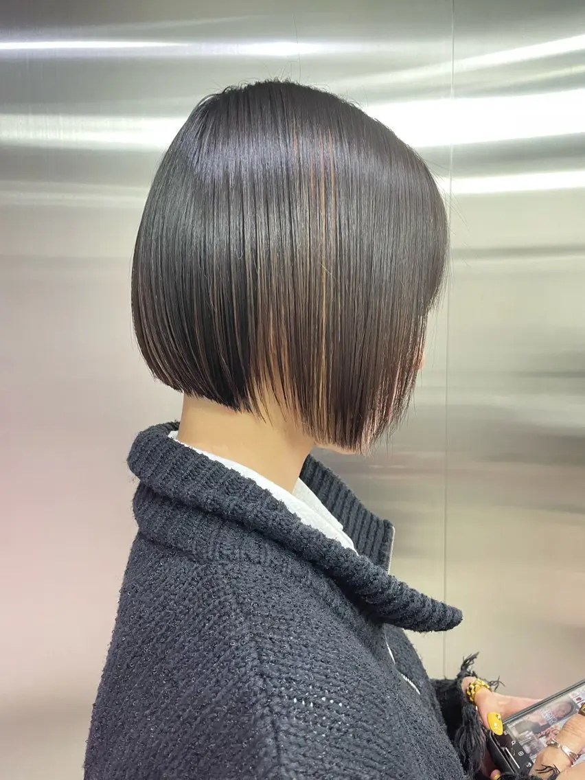 ボブカット＋ブリーチ毛特化髪質改善トリートメントの写真