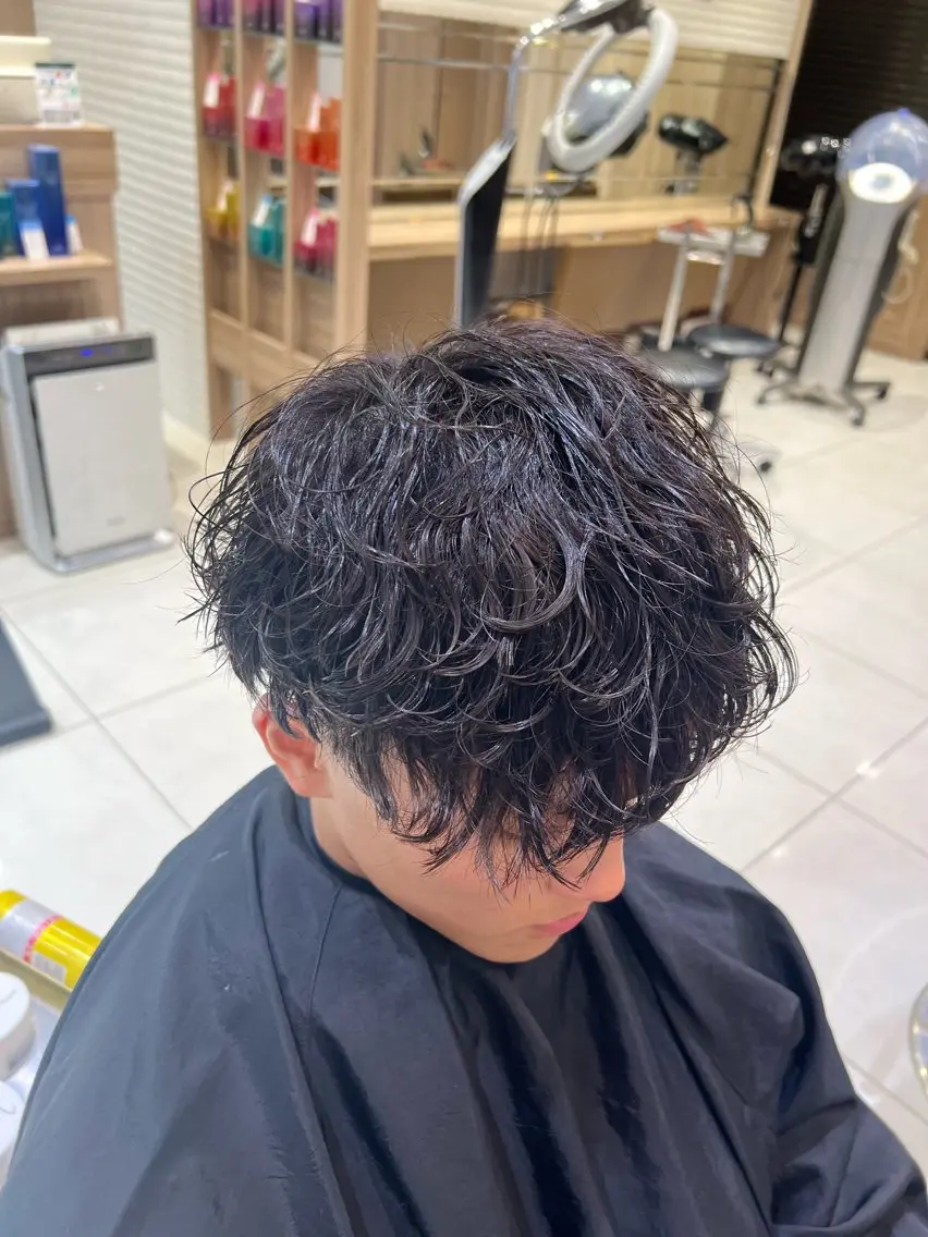 ショート パーマ カット パーマ SENA 再現性 パーマと縮毛矯正のヘアスタイル