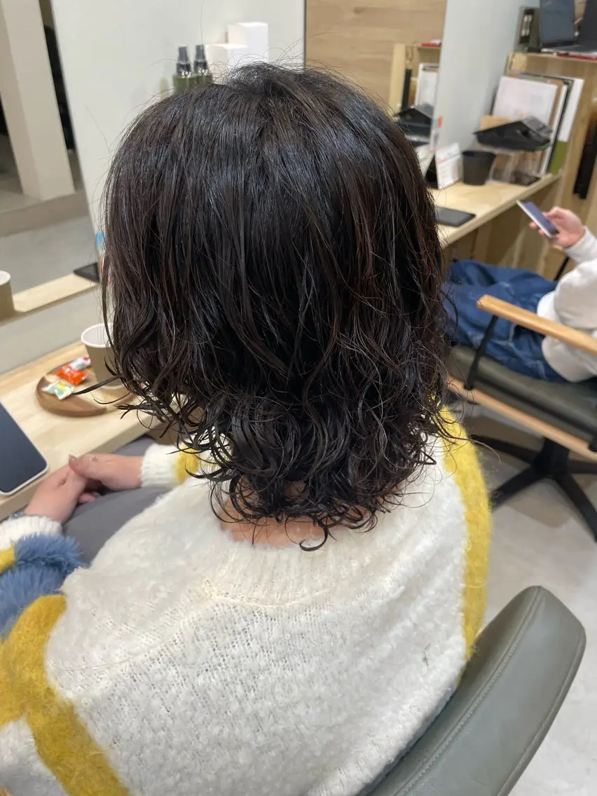 ✨新規限定クーポン✨カット+パーマ+ダメージ除去剤の写真