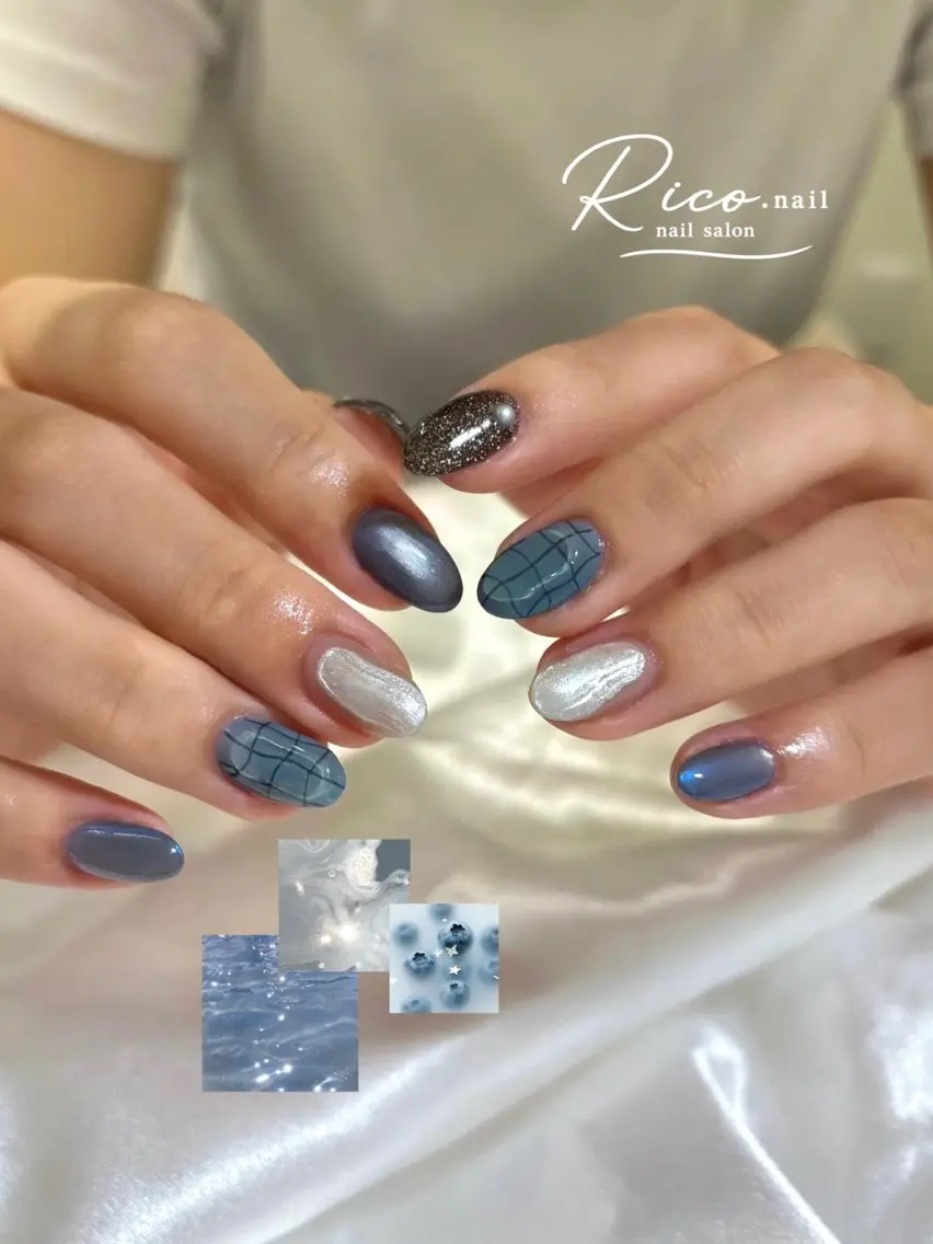 ネイル 持ち込み ニュアンスネイル Rico.nail salonのネイルデザイン