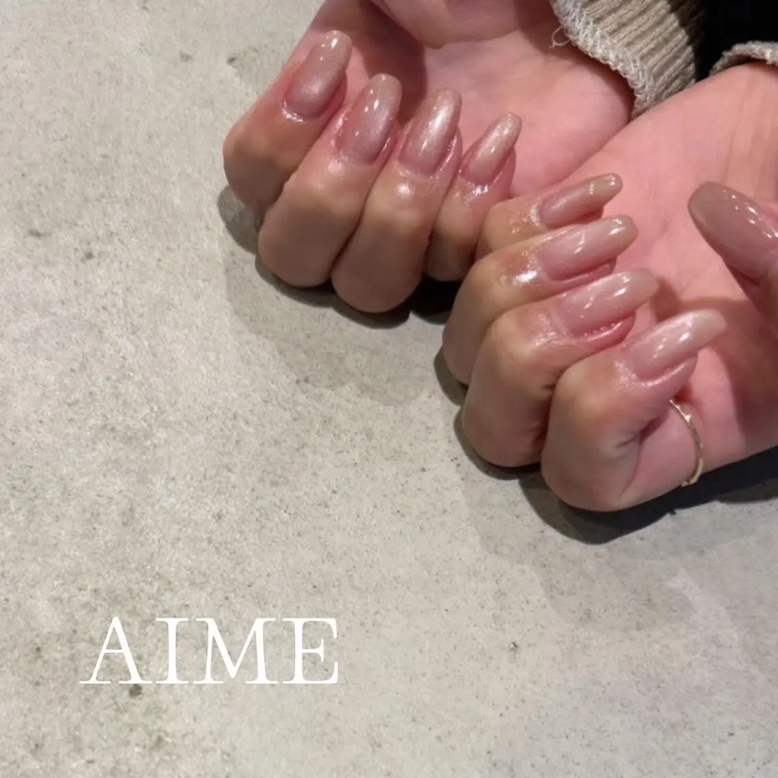 ネイル アートネイル ハンドネイル AIME （momo）のネイルデザイン