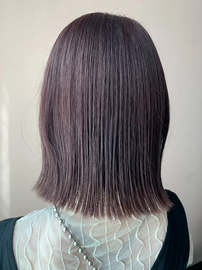 ショート カラー ブラウンカラー ラベンダーカラー ラベンダーブラウン ピンクカラー ピンクラベンダー hubhair レイヤー/透明感のヘアスタイル