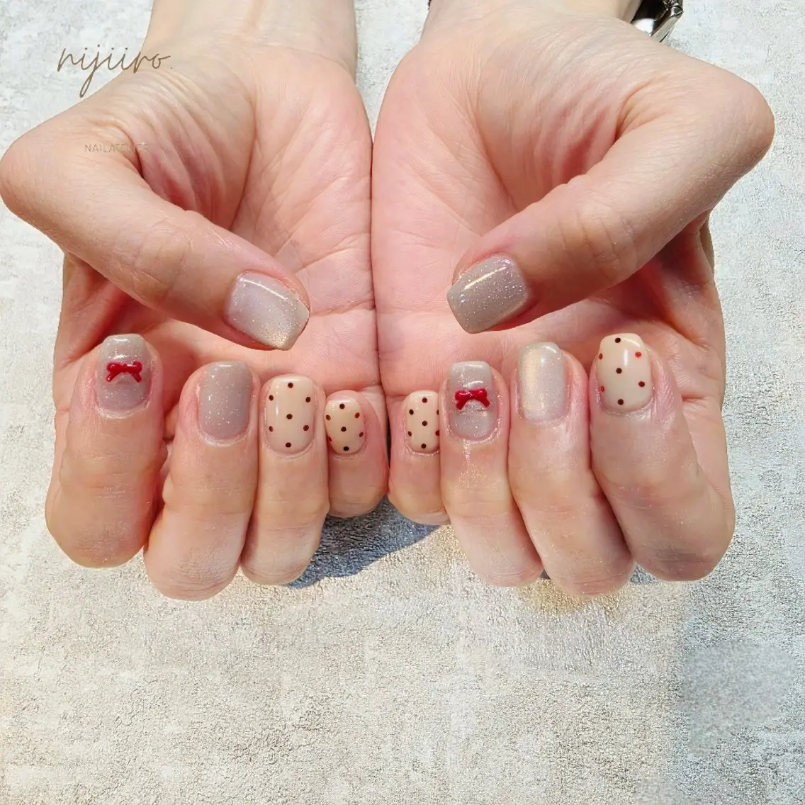 ネイル ハンドネイル nijiiro🌈 サトウのネイルデザイン