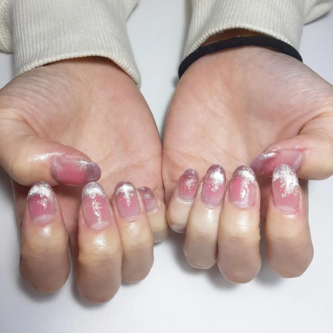 ネイル チークネイル マグネットネイル 春ネイル owlnail /持込みデザイン専門のネイルデザイン