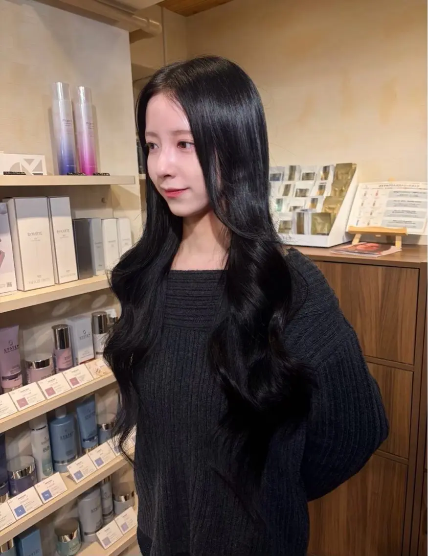 ロング エクステ ロング ANKH CROSS 🍒SHIANのヘアスタイル