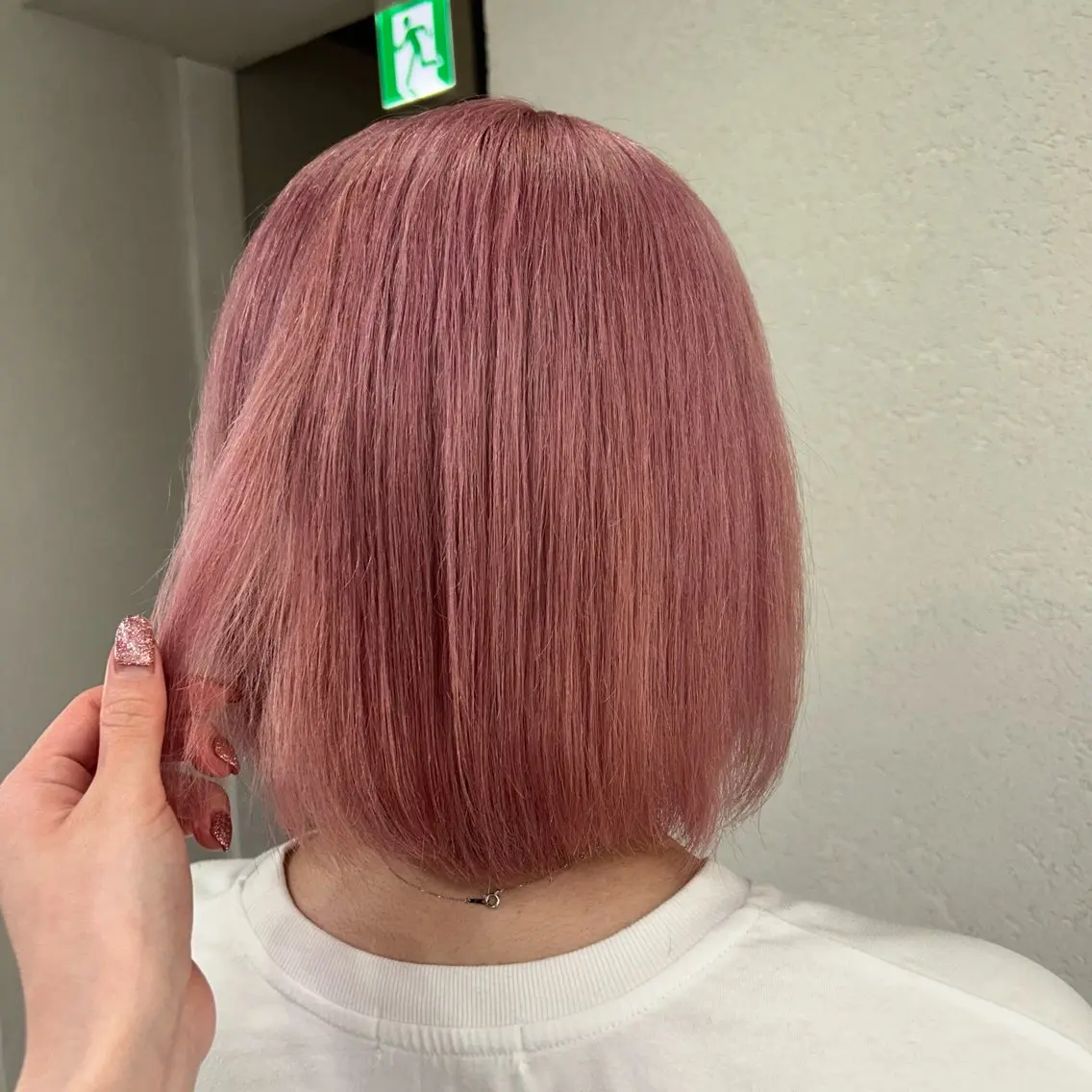 ミディアム カラー ベージュカラー ピンクカラー ピンクベージュ ヘアカラー トリートメント 💗モテガーリー💗 rumi♡のヘアスタイル