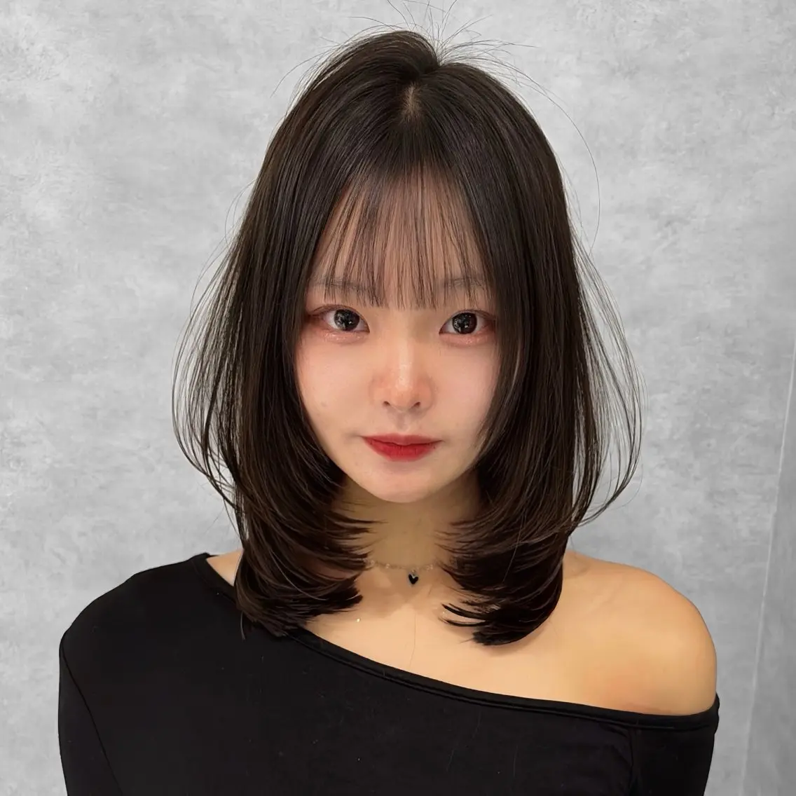 ミディアム カラー ミディアムレイヤー レイヤーカット 🥇KEN /レイヤー/カラーのヘアスタイル