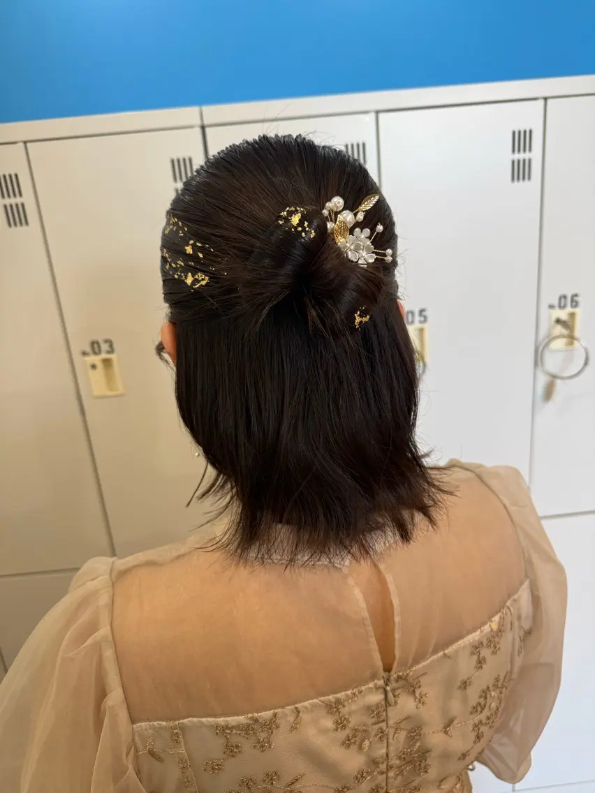 ミディアム ヘアセット fenice natsumiのヘアスタイル