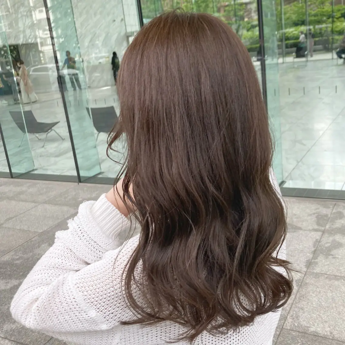 カラー カット ヘアカラー トリートメント 💖ブリーチなし透明 感💖ASAHIのヘアスタイル
