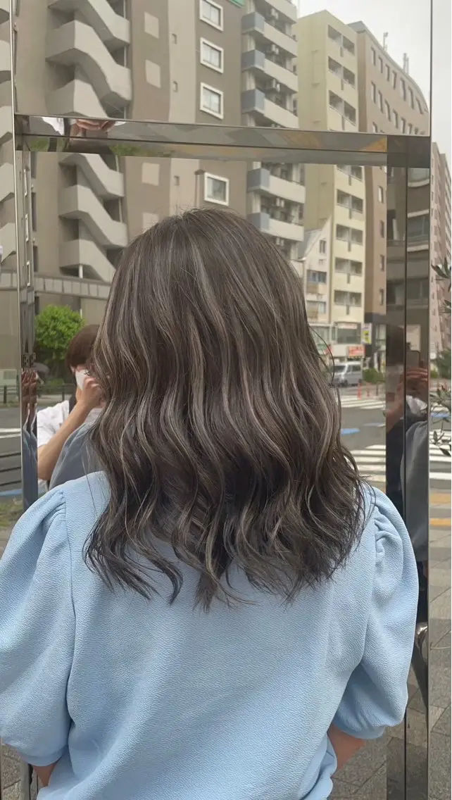 ロング ハイライト ヘアカラー トリートメント 🦋透明感/艶髪/ レイヤー/Ryugaのヘアスタイル