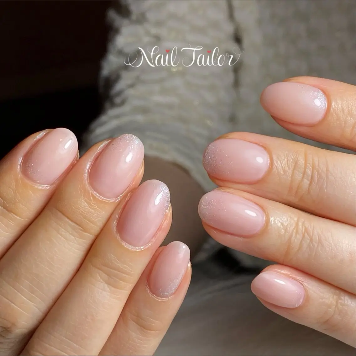 ネイル ジェルネイル キラキラネイル ワンカラーネイル ハンドネイル NailTailor ネイルテイラーのネイルデザイン