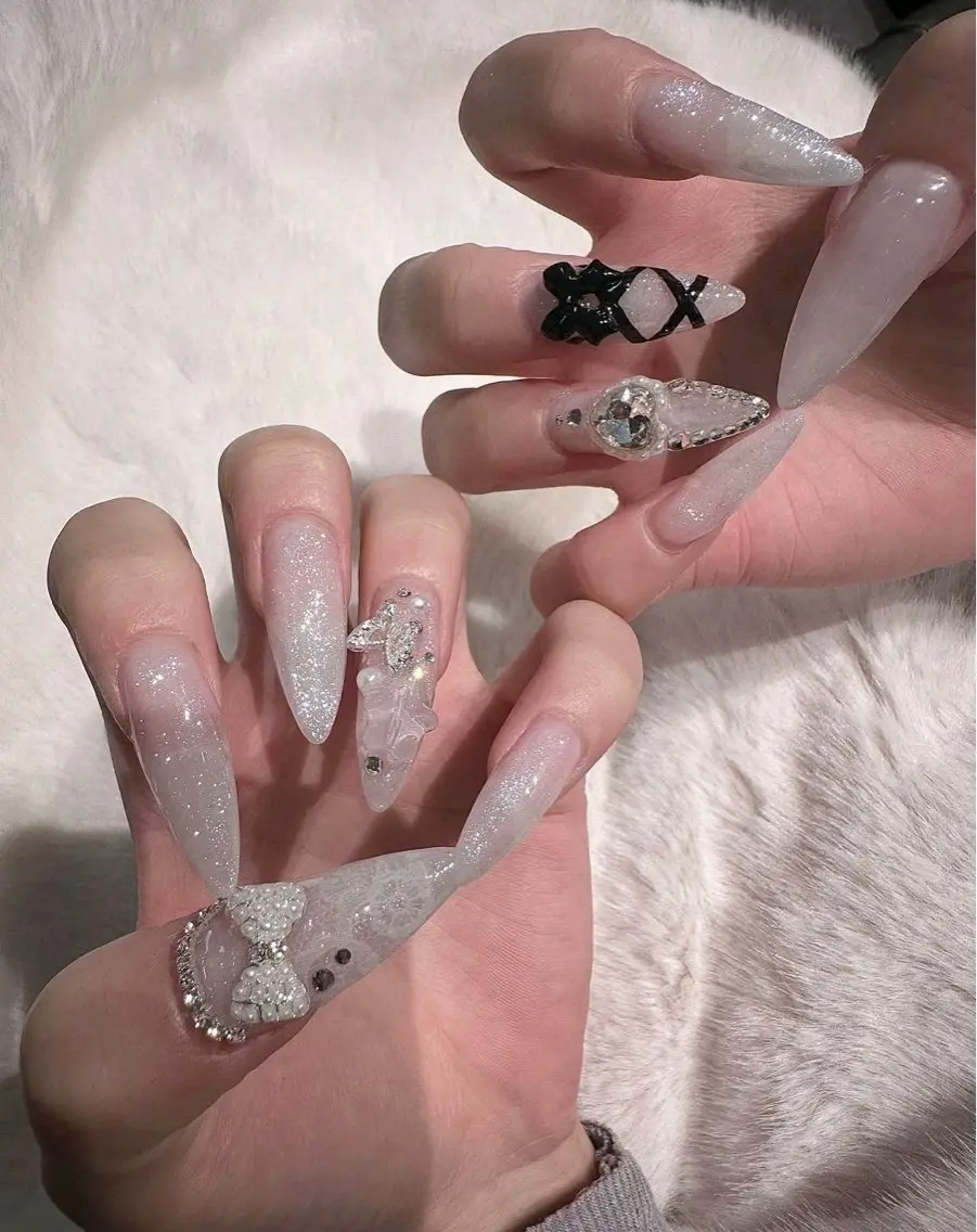 ネイル 韓国ネイル マグネットネイル 持ち込み ハンドネイル Mimi Nail_Royalのネイルデザイン