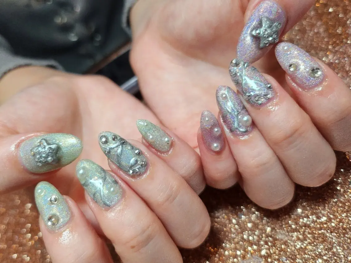 ネイル 💜bora .のネイルデザイン