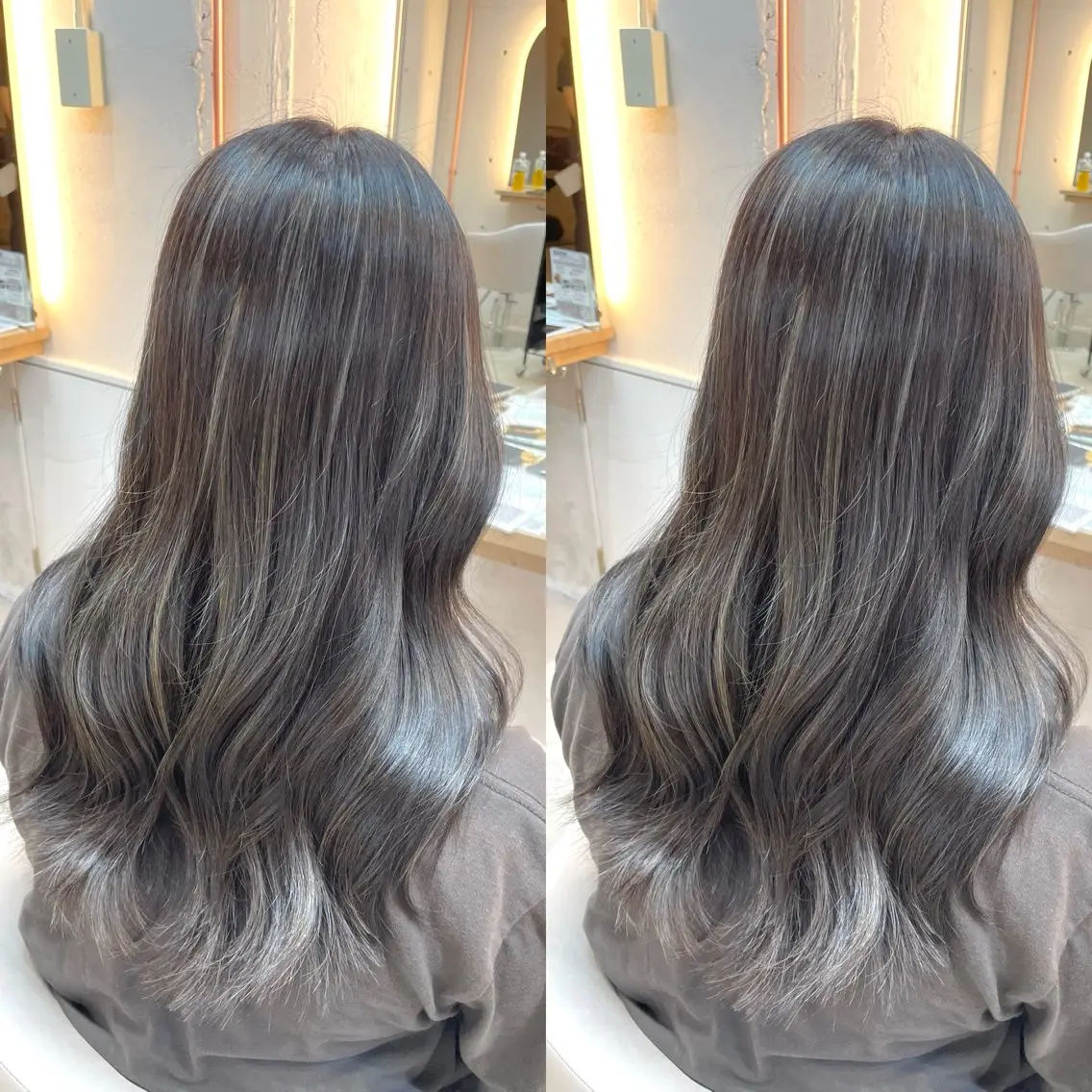 カラー カット ヘアカラー 海外風ハイライト🌞 ハイレイヤー💋みゆのヘアスタイル