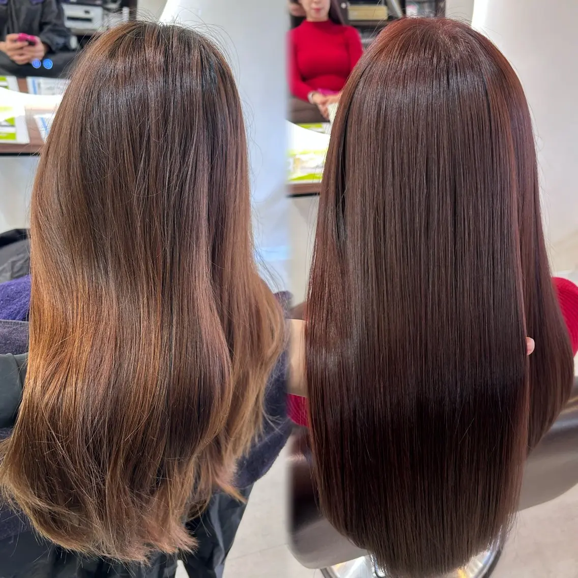 ロング ハイライト 髪質改善 トリートメント カット ヘアカラー トリートメント 🦋髪質改善🦋 眞井琴美のヘアスタイル