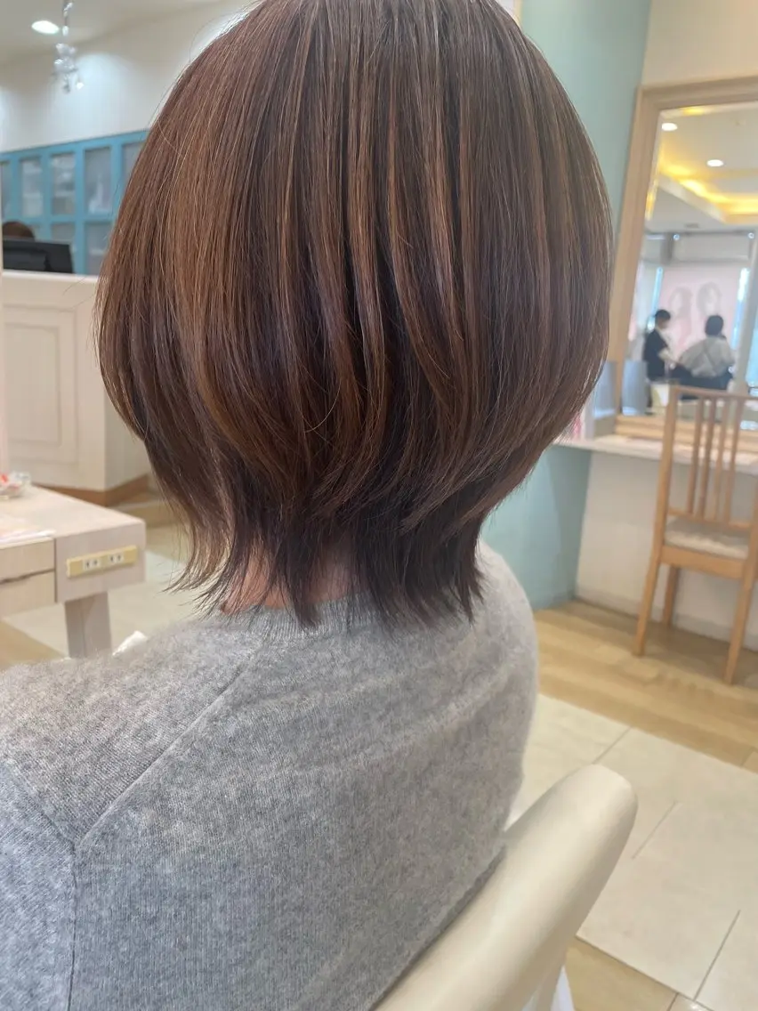 ミディアム ショートヘア🕊️ 松野あゆみのヘアスタイル