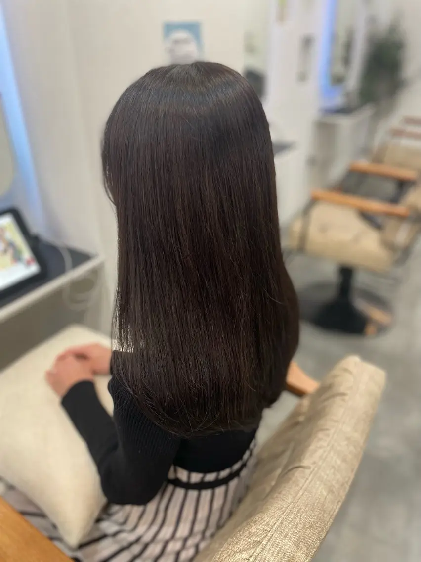 ロング カラー ヘアアレンジ 透明感カラー イルミナカラー レイヤーカット ロング トリートメント ナチュラル🌿垢抜け 福澤ゆきあのヘアスタイル
