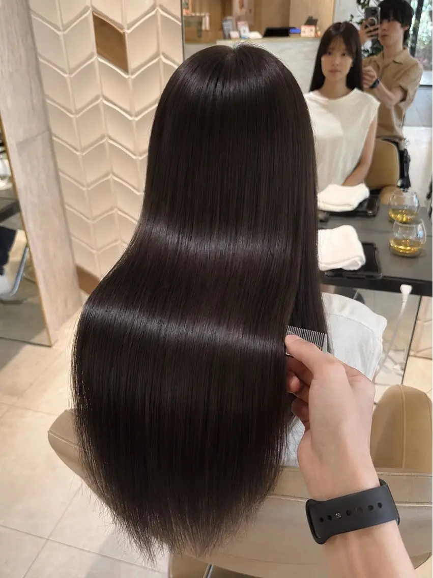 ロング 髪質改善 トリートメント トリートメント 🫧美髪縮毛矯正 🫧SEKIのヘアスタイル