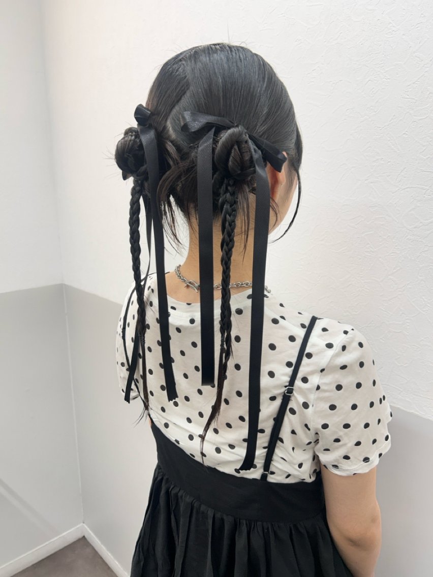 ロング ヘアアレンジ ヘアセット 薄田 珠美のヘアスタイル
