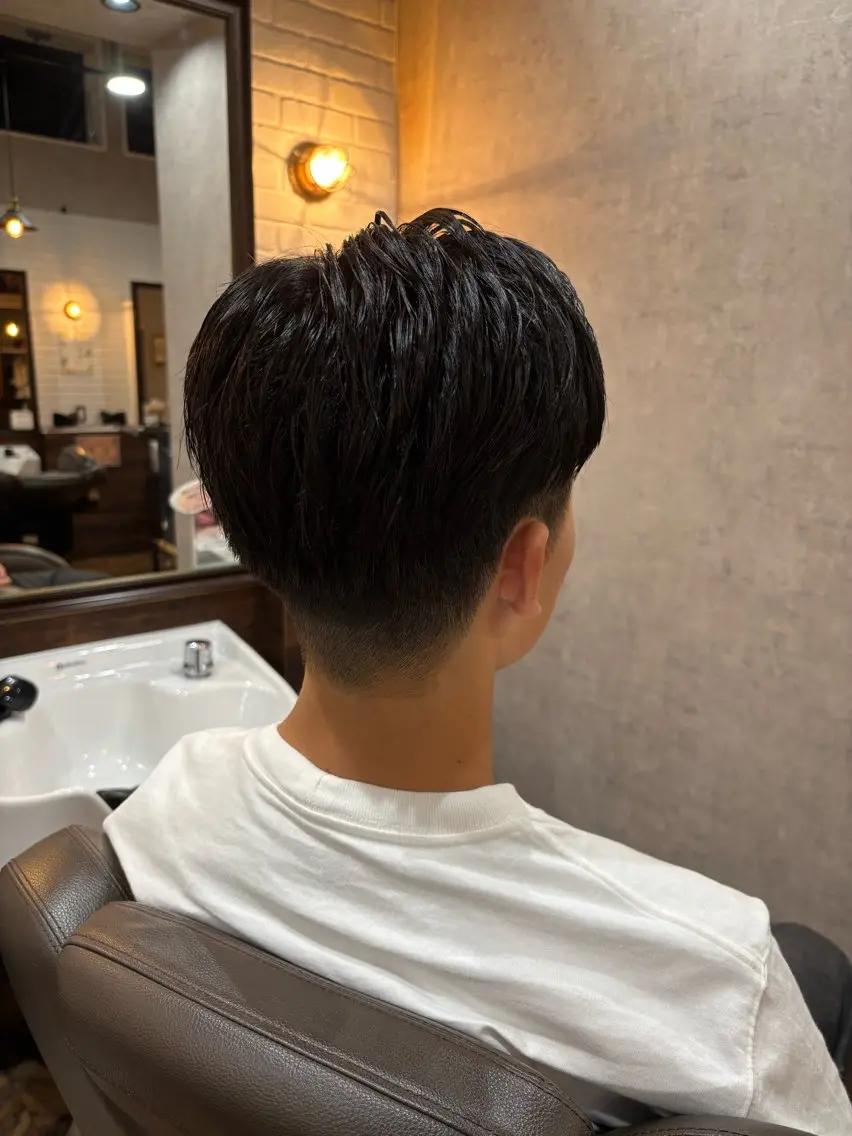 ショート メンズ 上田 美羽のヘアスタイル